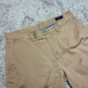 Polo Ralph Lauren Men's Classic Fit Chino Shorts Khaki Flat Front Size 34